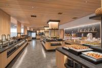 阿蘇市にある亀の井ホテル 阿蘇のビュッフェ形式の食事が楽しめるレストラン