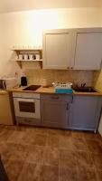 Kuchyň nebo kuchyňský kout v ubytování Apartmány Karlštejn