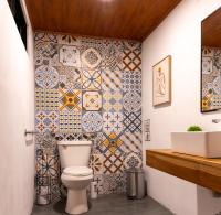 Koupelna v ubytování Canto Del Bosque