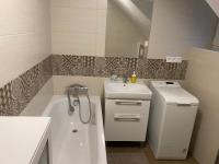 Koupelna v ubytování Apartmán Hanka