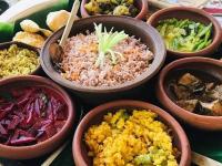 Jídlo v vily nebo okolí