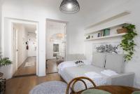 A bed or beds in a room at House of Happy Hours With TERRACE