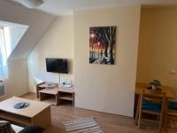 TV a/nebo společenská místnost v ubytování Minkov Apartments, Замъка 2