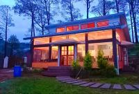 Bygningen som resortet ligger i