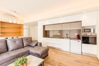 Kuchyň nebo kuchyňský kout v ubytování Can Cintet 3 Apartamento con terraza en Besalú