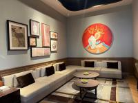 Manxin Hotel Wuhan Hankou Fanhai CBD Xinhua Roadにあるシーティングエリア