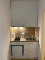 Kuchyňa alebo kuchynka v ubytovaní Apartment Zsa Zsa Zenta 1