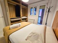 Postel nebo postele na pokoji v ubytování Apartamentos Jaca Ciudadela 3000