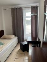 Posteľ alebo postele v izbe v ubytovaní Motel w Łące