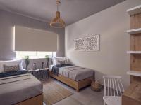 Posteľ alebo postele v izbe v ubytovaní Chris & Jo Villas, Enchanting Escapes, with Heated Pools & SeaViews By ThinkVilla