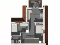 Plán poschodí v ubytovaní Comfortable 3-room apartment, Rewal