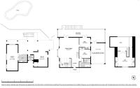 Grunnteikning Seednest A-frame Treehouse Forest View&Game Room