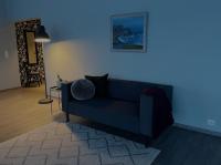 Moderne villa ved havet 3 soverom og 2 badにあるシーティングエリア
