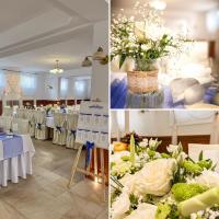 Reštaurácia alebo iné gastronomické zariadenie v ubytovaní Hotel Victoria