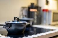 A kitchen or kitchenette at Kuledibi Suites, Historical 1-bedroom apartment No-2