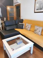 A seating area at Spacious apartment with mountain view in Tabernas, 99 sqm