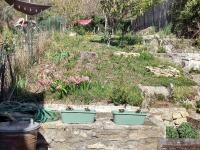 Vonkajšia záhrada v ubytovaní Maison de charme à Vachères avec jardin et vue montagne