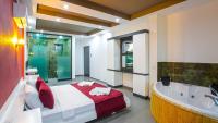 Postel nebo postele na pokoji v ubytování Kalkan 3 Bedroom Villa 9937