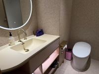Manxin Hotel Wuhan Hankou Fanhai CBD Xinhua Roadにあるバスルーム
