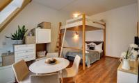 Posezení v ubytování Apartmány Třeboň BÍLÝ BERÁNEK