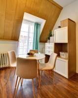 Kuchyň nebo kuchyňský kout v ubytování Apartmány Třeboň BÍLÝ BERÁNEK