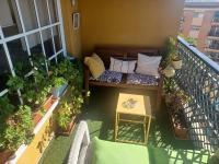 A balcony or terrace at Sun And Chic Malaga