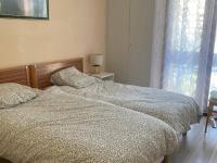 Posteľ alebo postele v izbe v ubytovaní F2 avec parking, terrasse & wifi à Amélie-les-Bains, animaux acceptés - FR-1-703-53