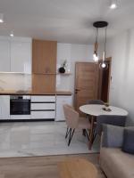 Kuchyň nebo kuchyňský kout v ubytování Villa Vitosha Apartments