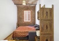 Posteľ alebo postele v izbe v ubytovaní Great apartment in Sagrada Familia with Balcony