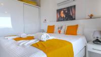Postel nebo postele na pokoji v ubytování Kalkan 3 Bedroom Apartment - 7760