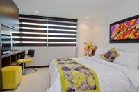 Hotel Golden Palermoにあるベッド