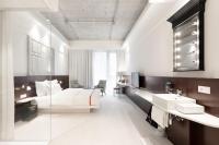 Ruby Louise Hotel Frankfurtにあるベッド