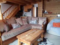 Część wypoczynkowa w obiekcie Chalet haut de gamme à Isola 2000, proximité pistes, 6 couchages, Wi-Fi inclus - FR-1-292-193