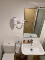 Kúpeľňa v ubytovaní hotel la trainera