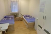 Łóżko lub łóżka w pokoju w obiekcie Montagehotel Bed & Steel