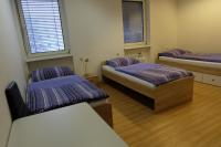 Łóżko lub łóżka w pokoju w obiekcie Montagehotel Bed & Steel