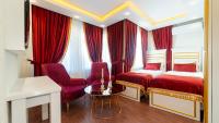 Postel nebo postele na pokoji v ubytování Ayasofya Hotel - Special Class