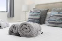 Ein Bett oder Betten in einem Zimmer der Unterkunft Teign View, Grand Banks
