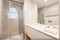 A bathroom at Brera Apartments in Garibaldi