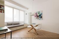 A seating area at Brera Apartments in Garibaldi