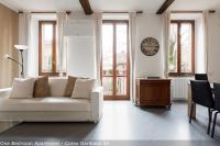 A seating area at Brera Apartments in Garibaldi