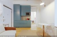A kitchen or kitchenette at Brera Apartments in Garibaldi