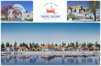 un collage de dos fotos de un complejo en Villa La Bella Phan Thiet, en Phan Thiet