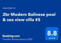 Půdorys ubytování 2br Modern Balinese pool & sea view villa #5