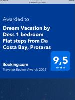 Certifikát, hodnocení, plakát nebo jiný dokument vystavený v ubytování Dream Vacation by the Sea Protaras