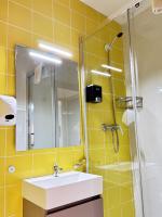 A bathroom at Apartamentos Day Madrid ILDEFONSO Centro Gran Via Sol Malasaña
