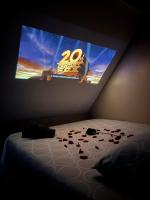Posteľ alebo postele v izbe v ubytovaní Séjour détente au cœur de MÂCON spa,ciné,bouteille offerte