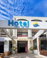 ラ・セレナにあるHotel Canto del Marの建物正面のホテル看板