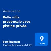 Certyfikat, podpis lub inny dokument wystawiony w obiekcie Belle villa provençale avec piscine privée