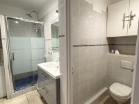 Kúpeľňa v ubytovaní Studio Confortable avec WIFI, Parking, Proche Thermes et Centre Ville d'Amélie-les-Bains - FR-1-703-62